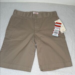 Cat & Jack Tan Flat Front Men Shorts